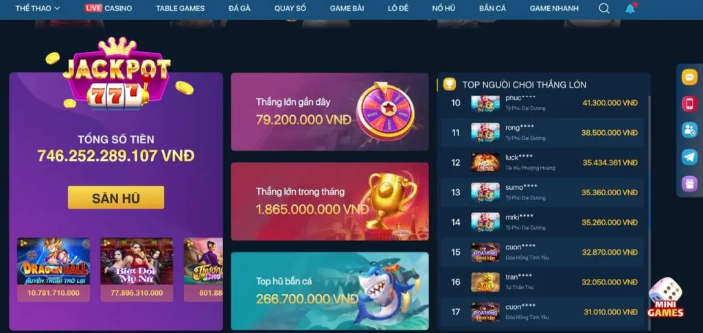 Trò chơi bắn cá đổi thưởng kịch tính